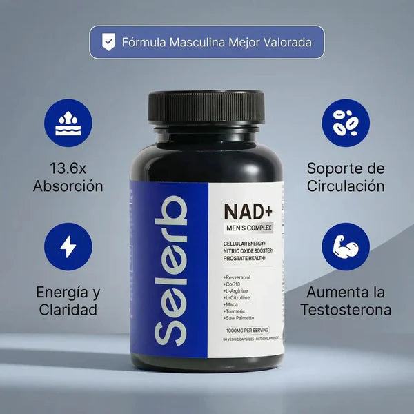 Selerb NAD + 60 Cápsulas - Fórmula Premium de vitalidad