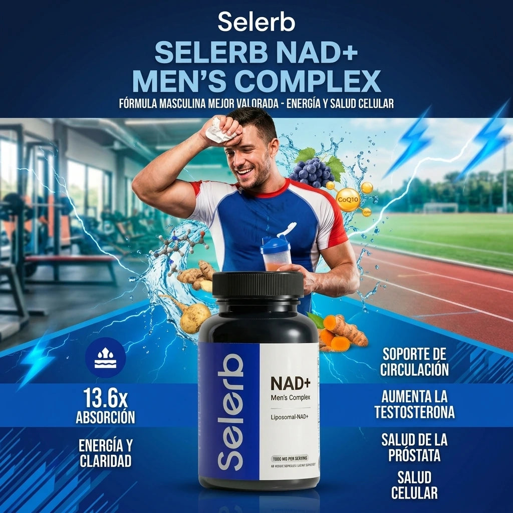 Selerb NAD + 60 Cápsulas - Fórmula Premium de vitalidad
